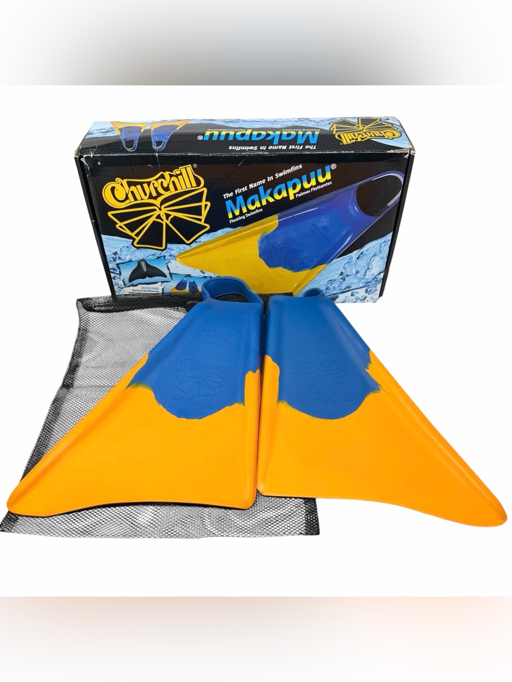 Churchill Makapuu Floating Swim Fins XL Snorkling Bodysurfing Body Boarding NEW